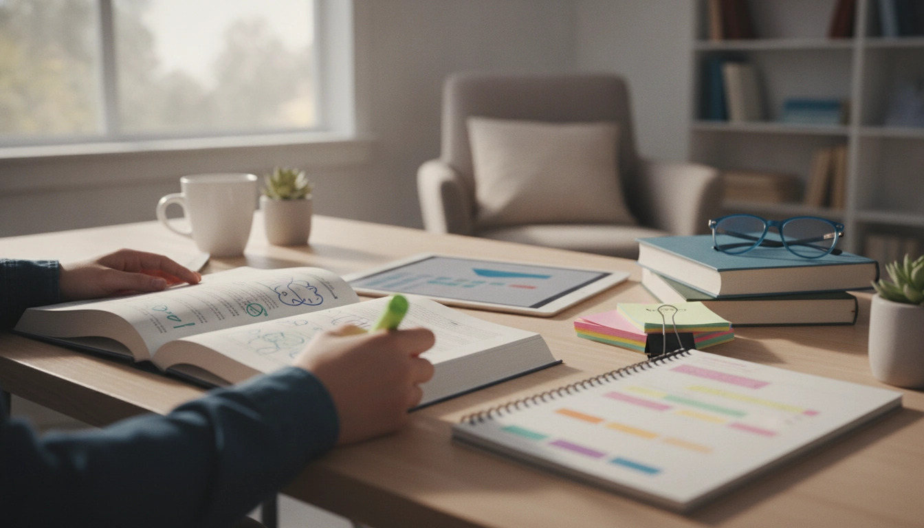 Five Study Skills: Time, Notes, Reading & Test Prep