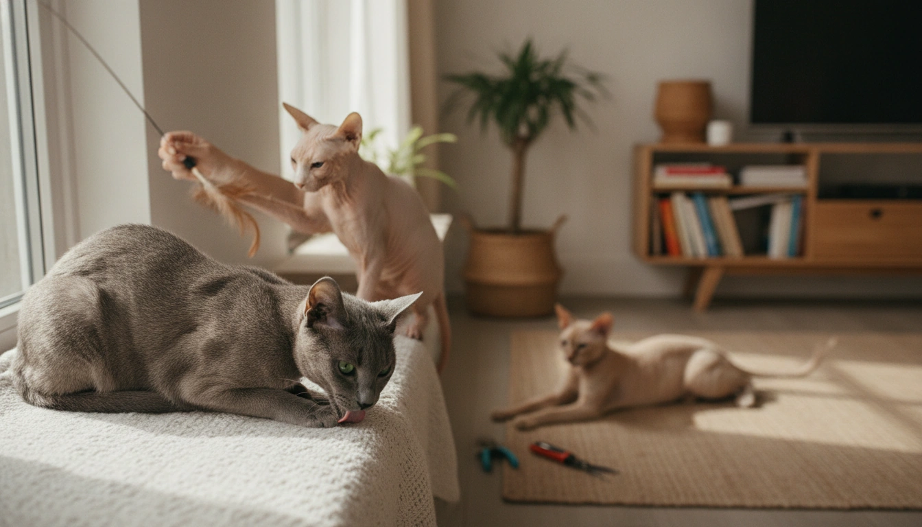 Low-Maintenance Cat Breeds for Easy Coat Care